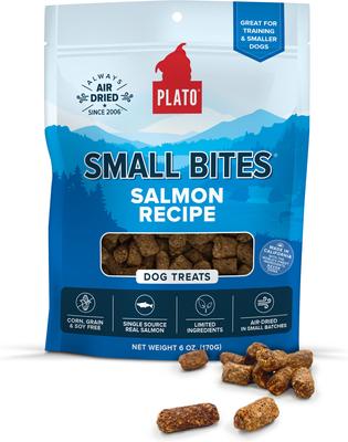 Small Bites Salmon Grain-Free Dog Treats, 6-oz bag