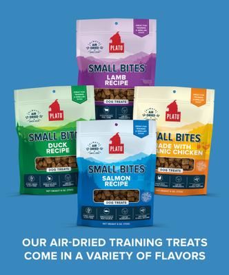 Small Bites Salmon Grain-Free Dog Treats, 6-oz bag