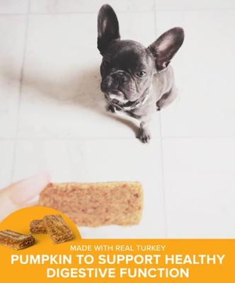 Original Real Strips Turkey & Pumpkin Recipe Grain-Free Dog Treats, 18-oz bag