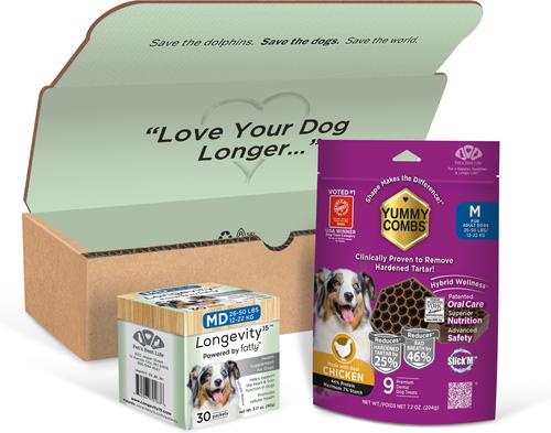 & Yummy Combs Mini-Pack Bundle Cheese Flavored Powder Supplement for Medium Dogs, 3.17-oz bag