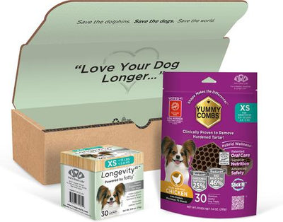 & Yummy Combs Mini-Pack Bundle Cheese Flavored Powder Supplement for X-Small Dogs, 2.65-oz bag