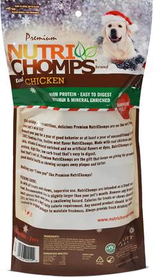 4.5-inch Real Mint Flavored Candy Cane Shaped Hard Chew Dog Treats, 12 count