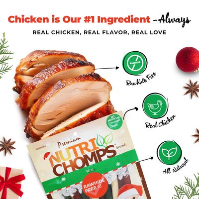 5-inch Real Mint Flavored Sticks Hard Chew Dog Treats, 15 count