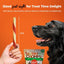 4.5-inch Real Mint Flavored Candy Cane Shaped Hard Chew Dog Treats, 12 count