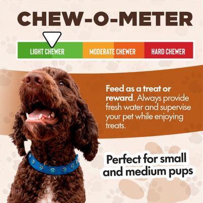 Chewka Thick-Cut Real Meat Strips Sizzling Bacon Flavor Dog Treats, 32-oz bag