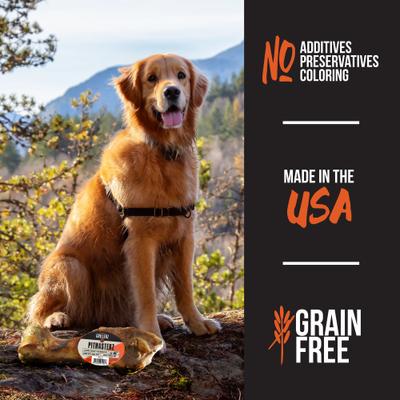 Smoked Beefy Bones Dog Treats, Giant