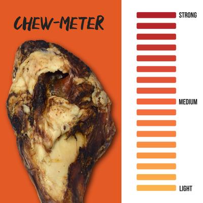 Smoked Beefy Bones Dog Treats, Giant