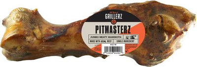 Golosinas gigantes para perros con huesos de res ahumados