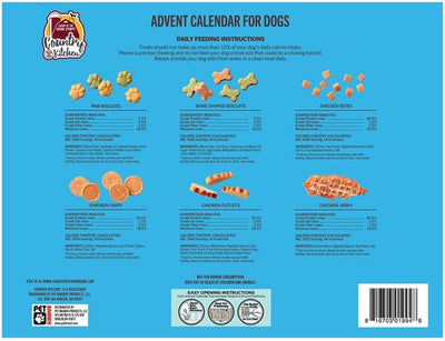 Holiday Dual Bites Advent Calendar Crunchy Dog Treats, 6.7-oz box
