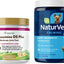 Bundle: NaturVet Quiet Moments Calming Aid Plus Melatonin Soft Chews Dog Supplement,13.9-oz tub, 180 count + NaturVet Glucosamine DS Plus MSM & Chondroitin Dog & Cat Soft Chews, 120 count