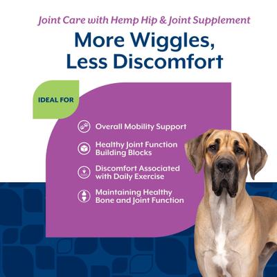 Bundle: NaturVet Hemp Joint Health Plus Hemp Seed Soft Chews Dog Supplement, 60 count + NaturVet Hemp Allergy Aid Plus Hemp Seed Dog Soft Chews, 120 count