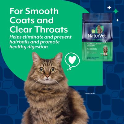 Hairball Help! Scoopable Tiny Bites Salmon Flavored Supplement for Cats, 5.5-oz bag