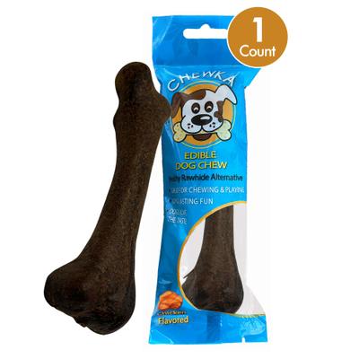 Chewka Chicken Flavored Plant-Forward Fully Digestible Dog Chew Bone, Medium, 1 count