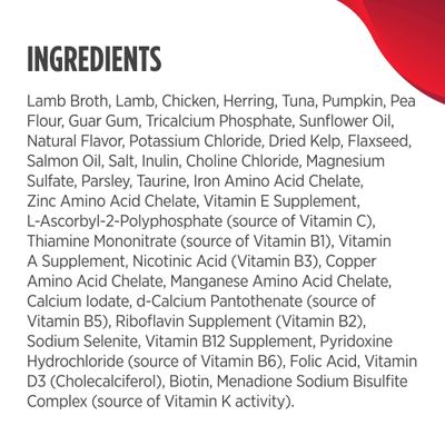 Land & Sea Grain-Free Lamb & Herring in Broth Pate Wet Dog Food, 12-oz can, case of 5