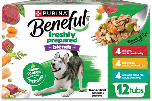 Freshly Prepared Blends with Lamb, Brown Rice, Carrots & Tomatoes Wet Dog Food, 10-oz container, case of 8