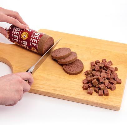 Beef Meat Soft & Chewy Dog Treats, 7-oz roll