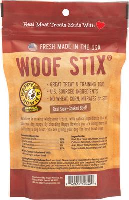 Baker's Dozen 6-in Beef Woof Stix Dog Treats, 13 count pouch