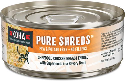 Pure Shreds Chicken Breast Entrée Grain-Free Wet Cat Food, 5.5-oz can, case of 12