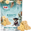 Winter Plant-Based Banana Blizzard Crunchy Dog Biscuits Treats, 7-oz bag