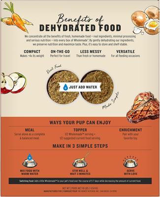 Bundle: The Honest Kitchen Whole Grain Turkey Recipe + Beef Recipe Dehydrated Dog Food