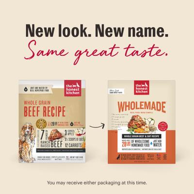 Bundle: The Honest Kitchen Whole Grain Turkey Recipe + Beef Recipe Dehydrated Dog Food