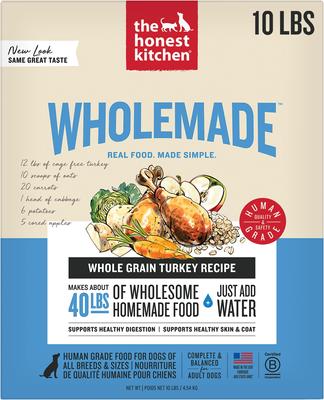 Bundle: The Honest Kitchen Whole Grain Turkey Recipe + Beef Recipe Dehydrated Dog Food