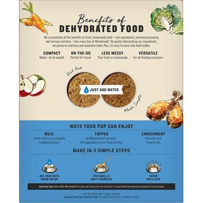 Paquete: Comida deshidratada para perros The Honest Kitchen con pavo integral y carne de res