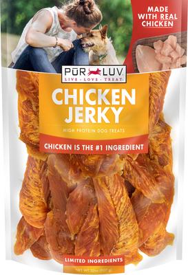 Whole Muscle Chicken Jerky Dog Treats, 16-oz pouch