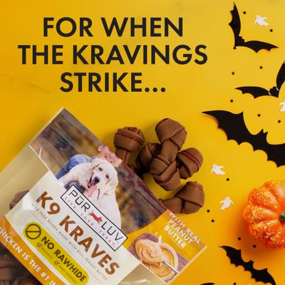 K9 Kraves Peanut Butter Dog Treats, 20 count