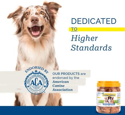 Chicken Nibbles Dog Treats, 1-lb jar