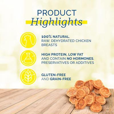 Chicken Bites High Protein Dog Treats, 16-oz tub