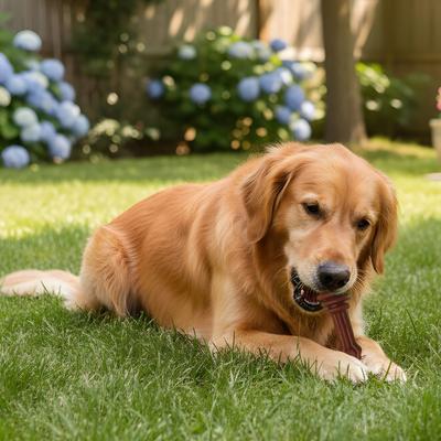 Manuka Honey + Ginger Medium/Large Sweet Potato Dental Dog Treats, 7.4-oz bag