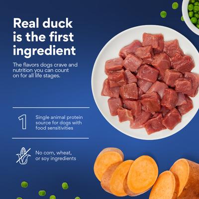 Limited Ingredient Duck & Sweet Potato Recipe Grain-Free Dry Dog Food (FORMERLY AMERICAN JOURNEY), 24-lb bag