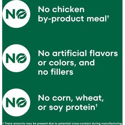 Alimento seco para gatos Wholesome Essentials con receta de pollo y arroz integral para gatitos, bolsa de 3 lb