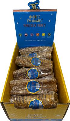 ¡Trachea Tubes - Masticables de búfalo con revestimiento de miel natural, sin cereales, para perros, 20 unidades!