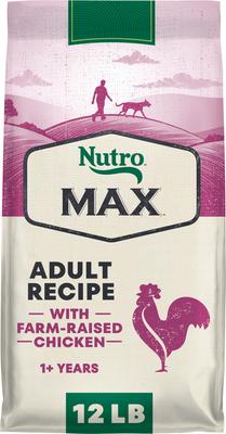 Max Adult Farm-Raised Chicken Recipe Natural Dry Dog Food, 25-lb bag