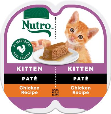 Perfect Portions Kitten Chicken Recipe Pate Wet Cat Food, 2.6-oz, case of 24 twin-packs