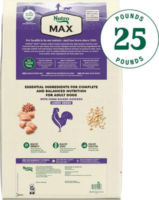 Max Adult Large Breed Farm-Raised Chicken Recipe Natural Dry Dog Food, 25-lb bag