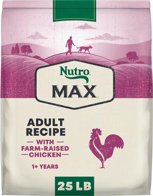 Max Adult Farm-Raised Chicken Recipe Natural Dry Dog Food, 25-lb bag