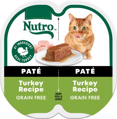 Perfect Portions Grain-Free Turkey Pate Wet Cat Food, 2.6-oz, case of 24 twin-packs
