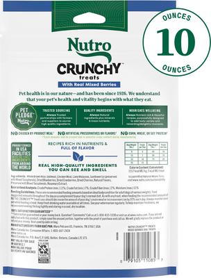 Crunchy with Real Mixed Berries Dog Treats, 10-oz bag