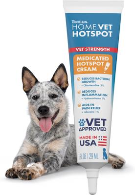 HomeVet Dog & Cat Hot Spot Cream, 1-oz bottle