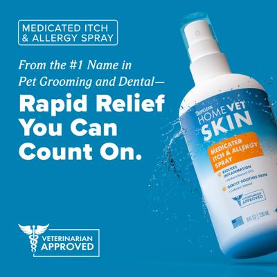 HomeVet Itch & Allergy Dog & Cat Spray, 8-fl oz bottle