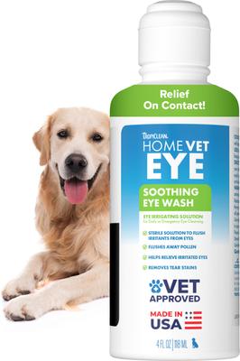 HomeVet Soothing Dog & Cat Eye Wash, 4-fl oz bottle