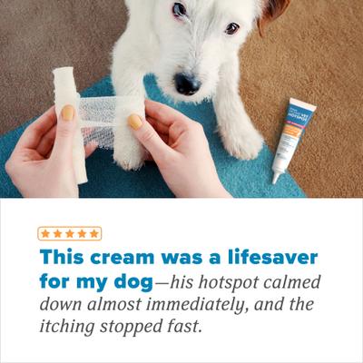 HomeVet Dog & Cat Hot Spot Cream, 1-oz bottle