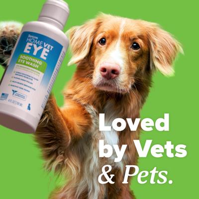 HomeVet Soothing Dog & Cat Eye Wash, 4-fl oz bottle