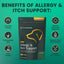 Allergy & Itch Support Duck Flavored Allergy Plus Skin & Immune Supplement for Dogs, 75 Count