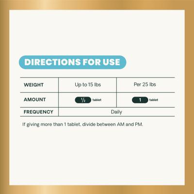 UT Strength Smoke Flavored Chewable Tablet Urinary Supplement for Dogs, 90 count