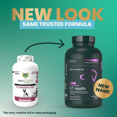 UT Strength Smoke Flavored Chewable Tablet Urinary Supplement for Dogs, 90 count