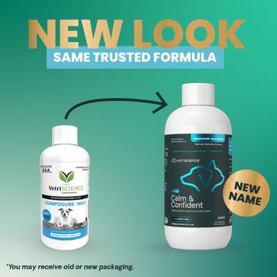 Composure Unflavored Liquid Calming & Anxiety Supplement for Dogs & Cats, 8-fl oz bottle